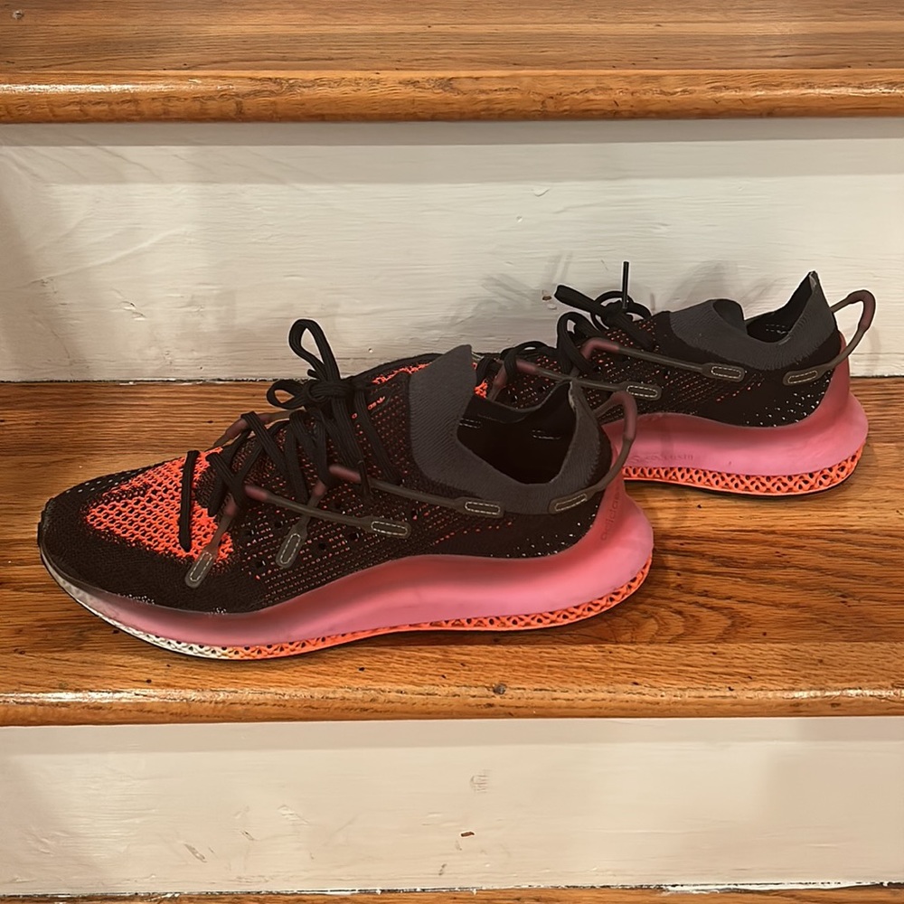 adidas Originals Men's Athletic Shoes in Black and Red - Picture 4 of 6